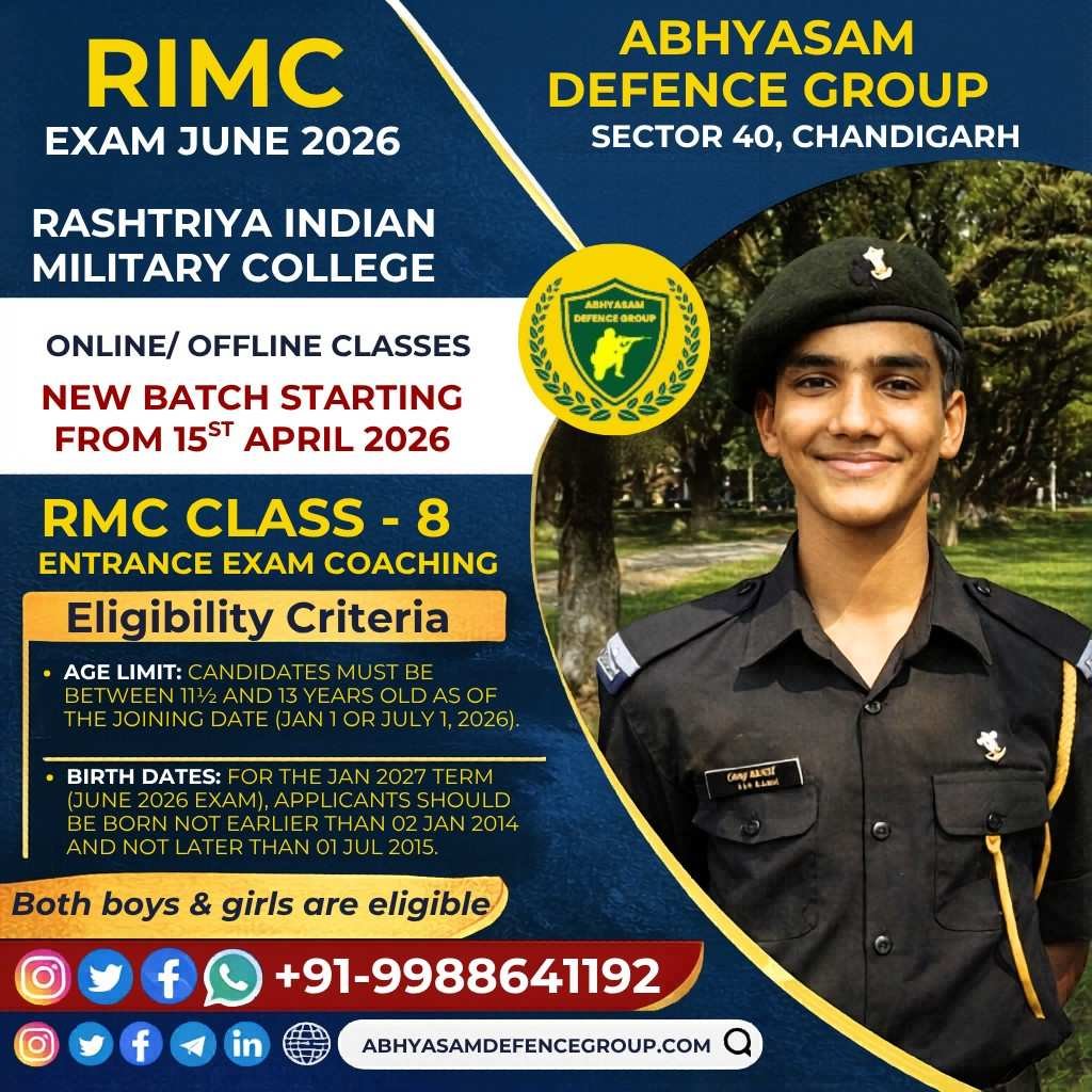 RIMC Coaching in Chandigarh